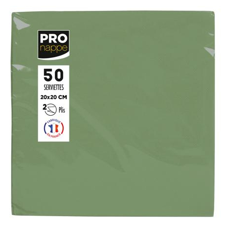 Miniatyrbild 1 av 8: PRONAPPE SV622057I pappersnäsdukar papper Oliv 50 styck
