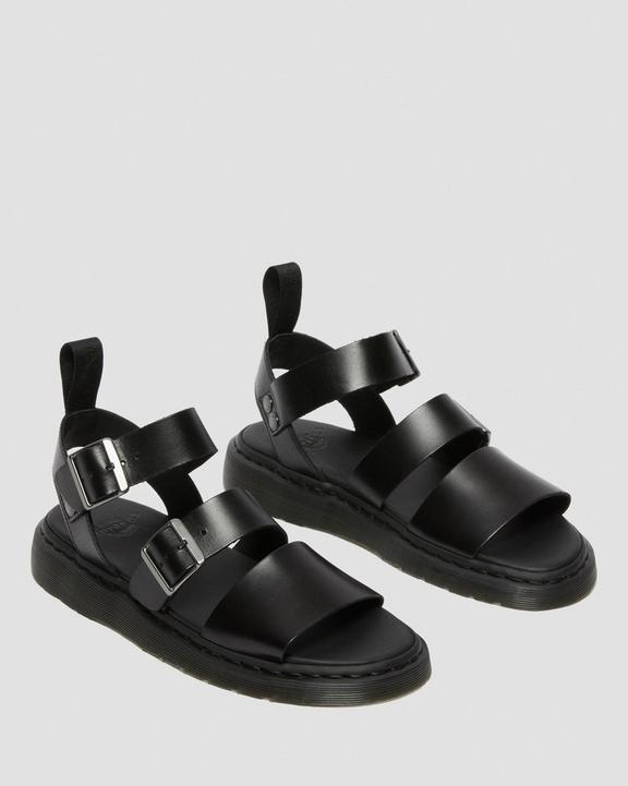 Miniatyrbillede 4 af 11: Dr. Martens 883985649002 sko Sandaler Hanstik Brun