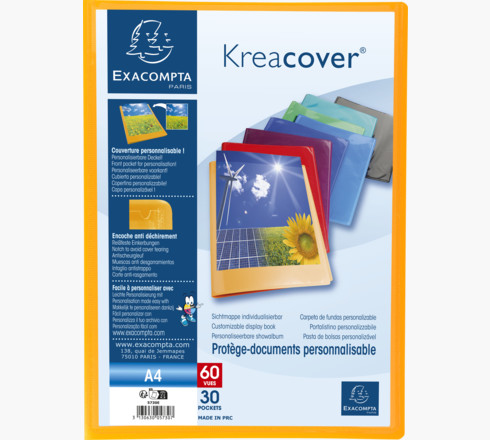 Miniatyrbild 3 av 6: Exacompta 5730E plastfickor 210 x 297 mm (A4) Polypropylen (PP)