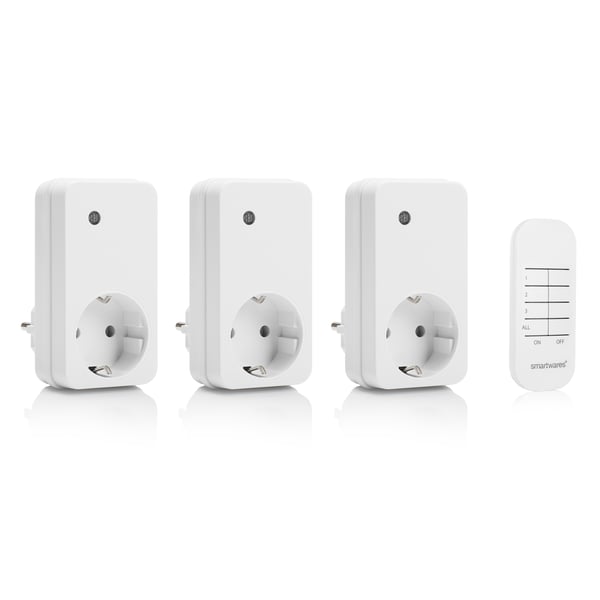 Miniatyrbillede 2 af 7: Smartwares SH4-99573 smart stik 1000 W Kontor, Hjem Hvid