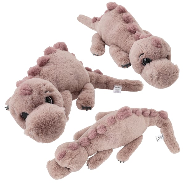 Miniatyrbillede 1 af 6: Dino World + Action Dinosaurplys 50 cm, brun