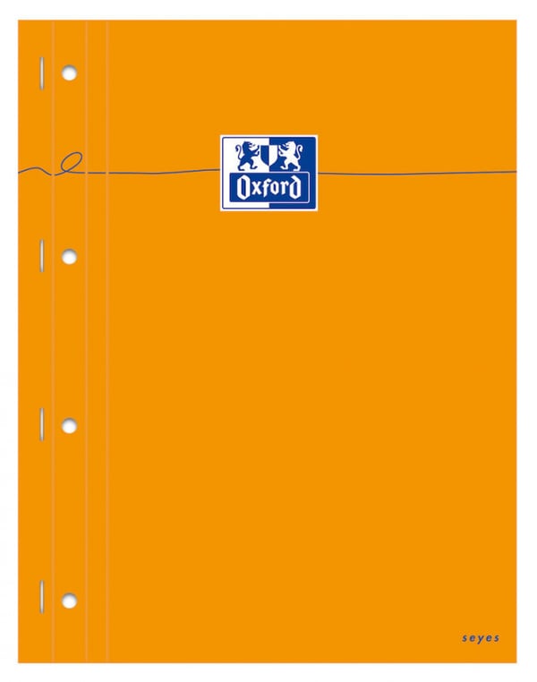 Oxford 100106288 blok og notesblok A4 Orange