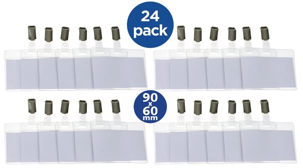 Miniatyrbild 5 av 10: Europel 121265 namnbrickor/namnbrickehållare ID-hållare Polyvinylklorid (PVC) 24 styck