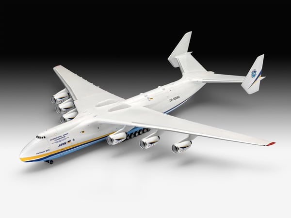 Revell Antonov An-225 Mrija Pienoismallikiinteäsiipinen ilma-alus Kokoamispakkaus 1:144