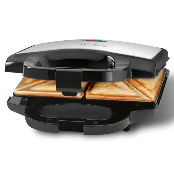 Clatronic ST 3778 sandwichtoaster 750 W Sort, Rustfrit stål Clatronic ST 3778 sandwichtoaster 750 W Sort, Rustfrit stål