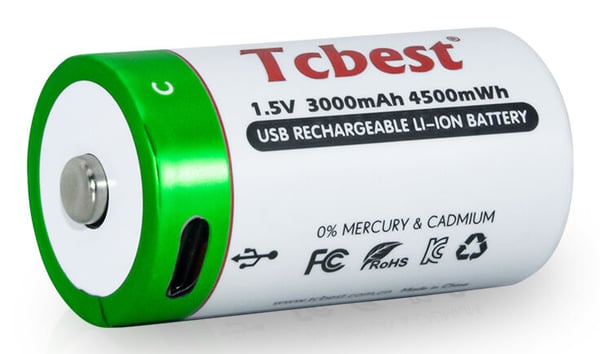 Tcbest TCB-C-C1350 husholdningsbatteri Genopladeligt batteri Lithium