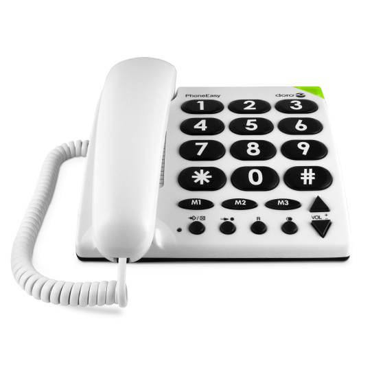 Miniatyrbild 3 av 3: DORO PhoneEasy 311c - telefon med display