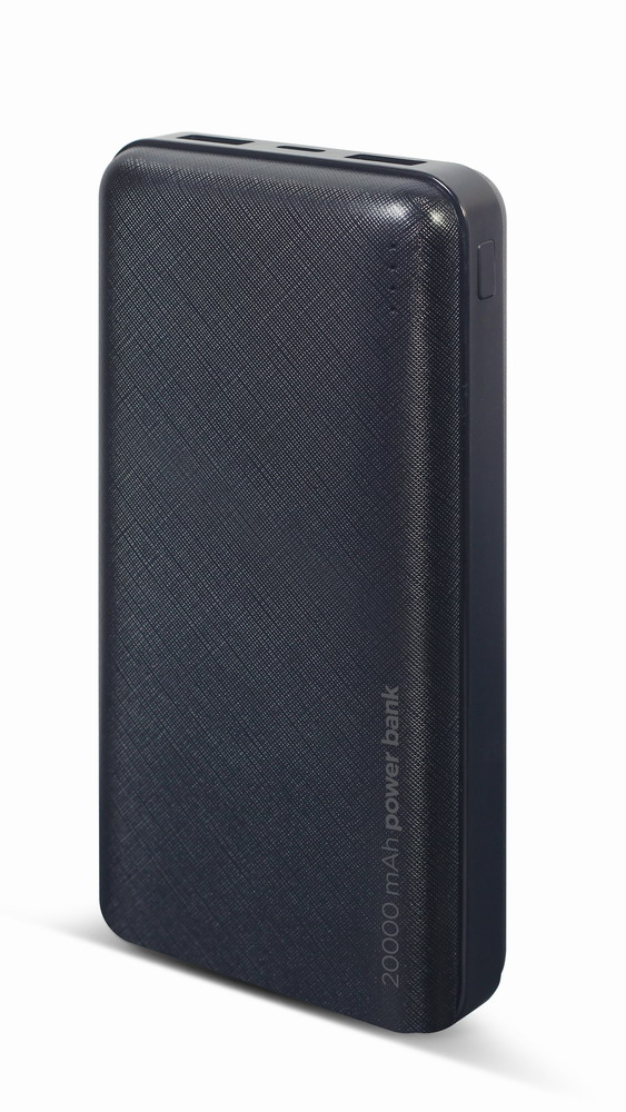 Gembird PB20-02 basstationer Litium Polymer (LiPo) 20000 mAh Svart