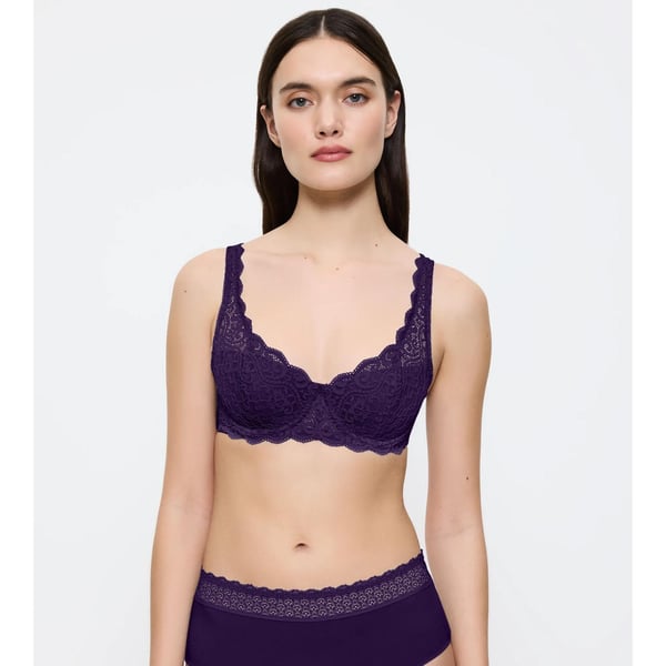 Triumph Amourette Floral Lace rintaliivit Pehmeä kuppi Alusrautalanka