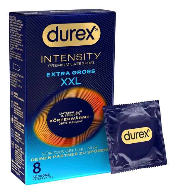 Durex Intensity XXL 8 stk.