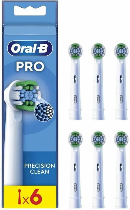 Oral-B Precision Clean Pro 6 stk Hvid Oral-B Precision Clean Pro 6 stk Hvid