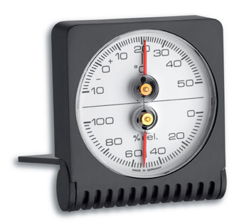 TFA-Dostmann 45.2018 hygrometer & psycrometer Sort