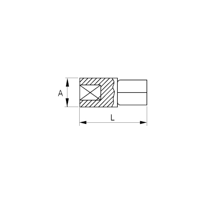 Miniatyrbillede 2 af 2: Bahco Overgangsstykke 3/8” indv. til 1/2” udv.