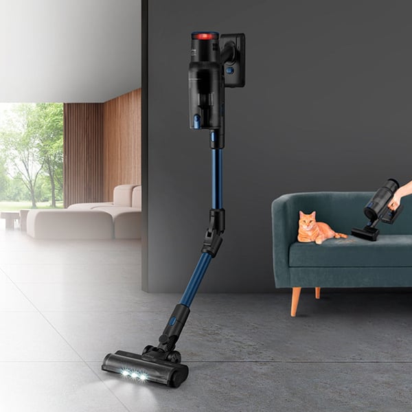 Ufesa Inspire U7 Digital PRO 2-i-1 stangstøvsuger Batteri Dry Poseløs 0,6 L 500 W Sort, Blå 2 At