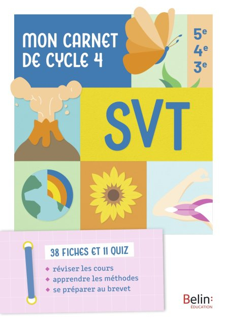 Mon Carnet De Cycle 4 Svt kirja 64 sivua
