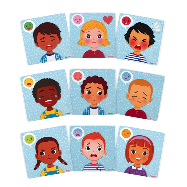 Miniatyrbillede 1 af 6: JANOD Emotions Magnetic Game