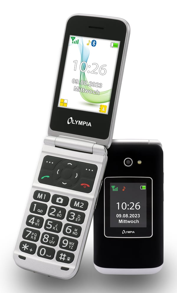 Miniatyrbillede 1 af 5: Olympia VITUS 4G 7,11 cm (2.8") 147 g Sort Kameratelefon