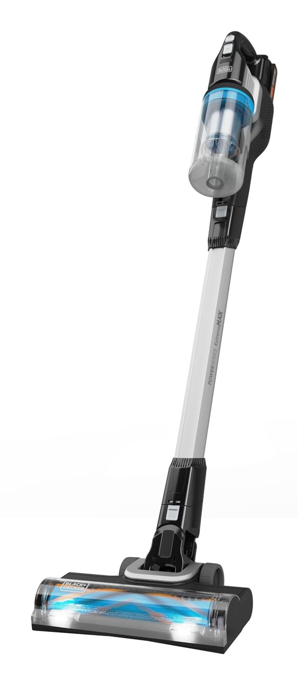 Black & Decker BHFEB520D1 stav støvsuger & elektrisk kost 2-i-1 stangstøvsuger Batteri Dry Poseløs Sort, Transparent, Hvid 2 At