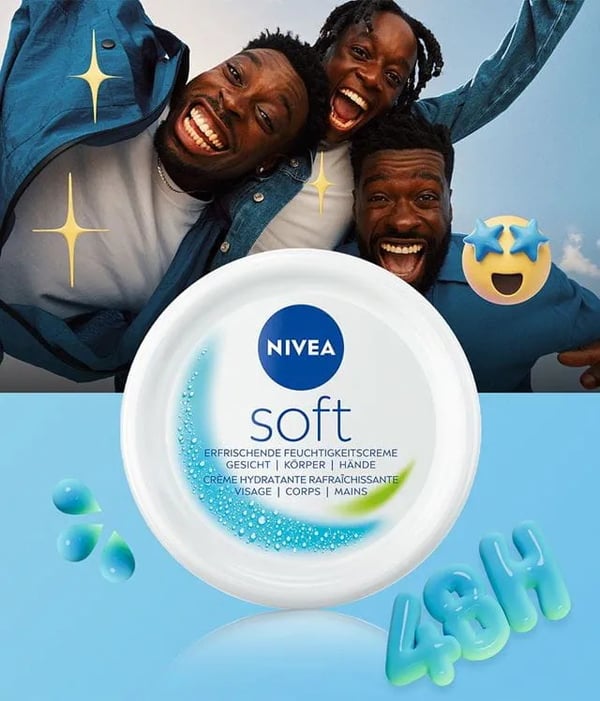NIVEA Soft fuktighetskräm för ansikte 50 ml Kräm