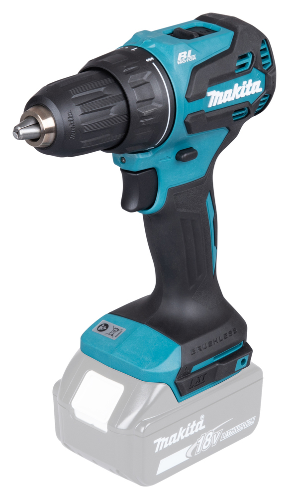 Pikkukuva 1 / 21: Makita DDF490Z porakone 1900 RPM Avaimeton 1,7 kg Sininen, Musta