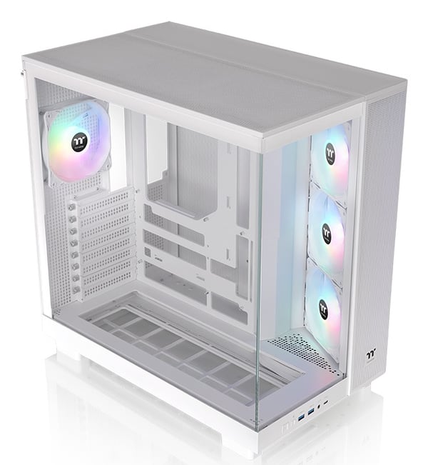 Miniatyrbillede 4 af 6: Thermaltake View 380 XL TG ARGB Midi Tower Hvid