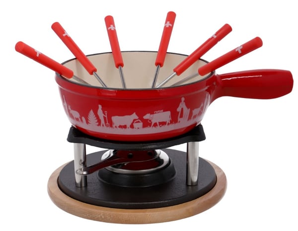 Rotel F0510 fondueset 2 l Röd 6 personer Rotel F0510 fondueset 2 l Röd 6 personer