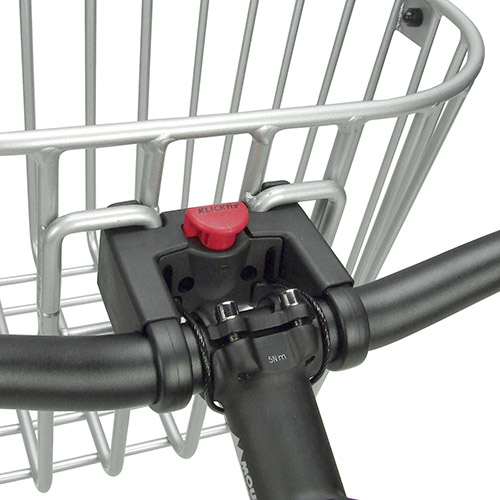 KLICKfix Alumino Front Cykelkurv 16 L Aluminium Sølv