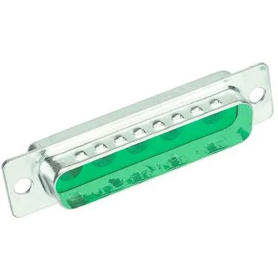 Harting 09 69 210 0033 kabelsamler D-Sub 2 Grøn, Metallic
