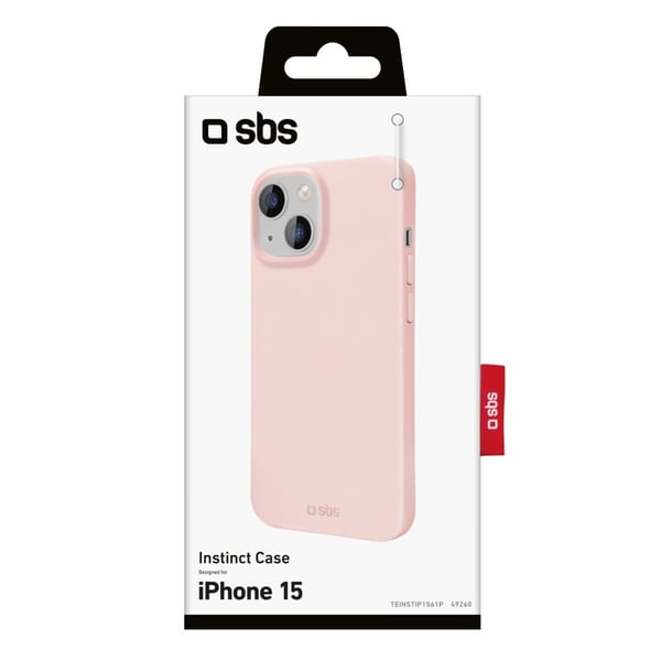 Miniatyrbillede 2 af 3: SBS TEINSTIP1561P mobiltelefon etui 15,5 cm (6.1") Cover Lyserød