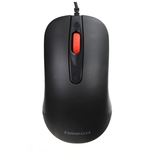 Omega OM0520B hiiri Office Molempikätinen USB A-tyyppi Optinen 1000 DPI