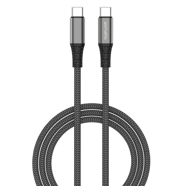 Pikkukuva 1 / 7: 4smarts 456267 USB-kaapeli 3 m USB C 0,48 Gbit/s 100 W Musta