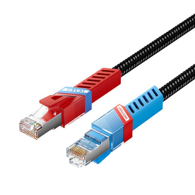 Vention IKJBF netværkskabel Sort 1 m Cat8 S/FTP (S-STP)