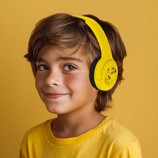 OTL Technologies Pokémon Pikachu Kuulokkeet Langallinen & langaton Kannettava Musiikki Bluetooth Keltainen