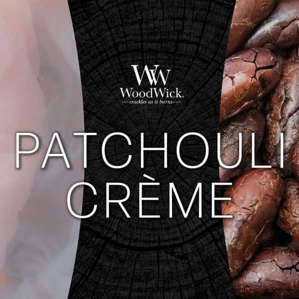 Miniatyrbillede 5 af 5: WoodWick Patchouli Creme vokslys Andet Brun, Transparent, Træ 1 stk