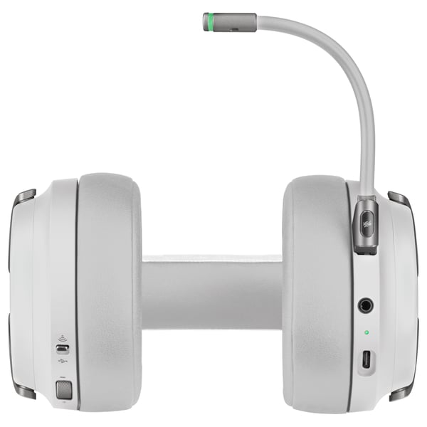 Corsair Virtuoso RGB Kuulokkeet Langallinen & langaton Pääpanta Pelaaminen USB A-tyyppi Valkoinen