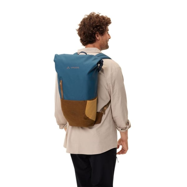 VAUDE CityGo 18 Daypack reppu Arkireppu Sininen, Ruskea Polyuretaani (PU), Polyesteri