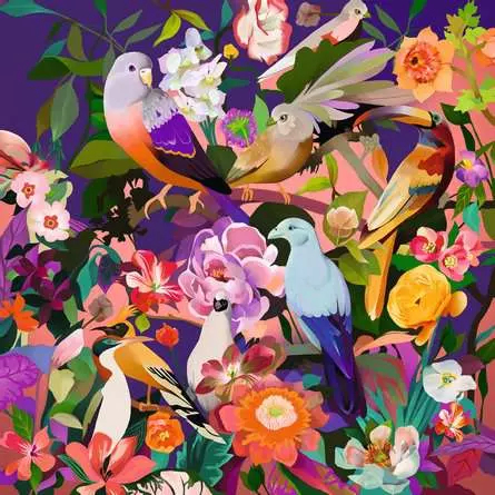 Miniatyrbillede 2 af 2: Ravensburger 12000998 Puslespil 750 stk Flora
