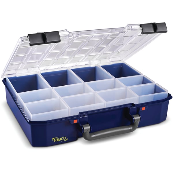 raaco CarryLite 80 4x8-12 Blå Polykarbonat (PC), Polypropylen (PP)