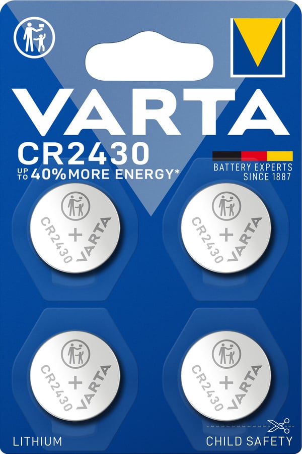 1x4 Varta electronic CR 2430 06430101404