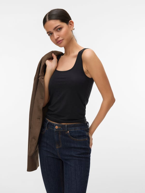 Miniatyrbillede 2 af 5: Vero Moda 5715867391684 skjorte & top Tanktop Ærmeløs Polyester, Viskose, Elastin