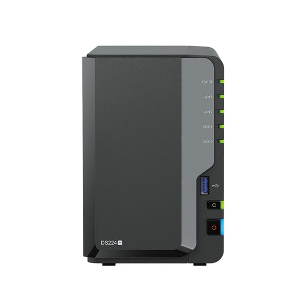 Miniatyrbillede 1 af 6: Synology DiskStation DS224+ NAS Desktop Intel® Celeron® J4125 2 GB DDR4 8 TB HDD DiskStation Manager Sort
