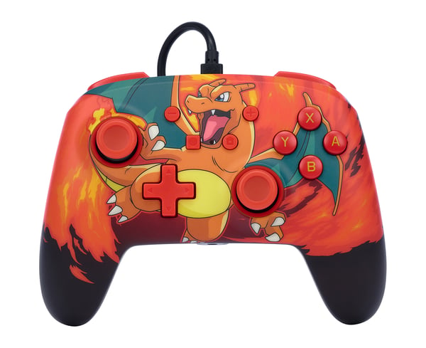PowerA förbättrad trådbunden handkontroll för Nintendo Switch - Charizard Vortex PowerA förbättrad trådbunden handkontroll för Nintendo Switch - Charizard Vortex