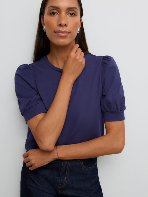 Miniatyrbillede 4 af 5: Vero Moda AWKERRY T-Shirt,10275520,M Rund krave Bomuld