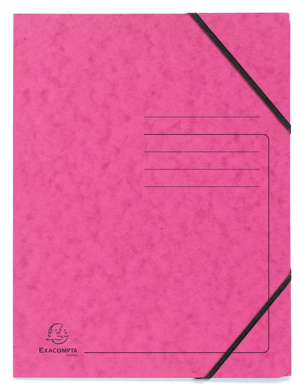 Miniatyrbillede 1 af 3: Exacompta 555420E folder Pap Lyserød A4