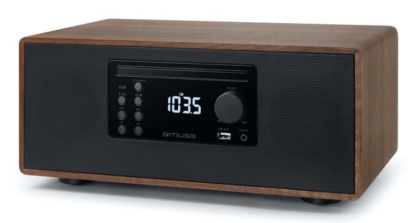 Miniatyrbild 1 av 6: Muse M-692 BTCW hemmaljudsystem Hemmaljud mikrosystem 60 W Valnöt