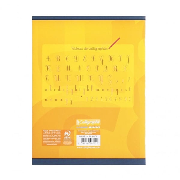 Miniatyrbillede 4 af 4: Clairefontaine 108702C blok og notesblok 16 ark