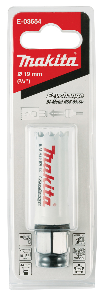 Miniatyrbillede 2 af 3: Makita E-03654 hulsav Boremaskine 1 stk