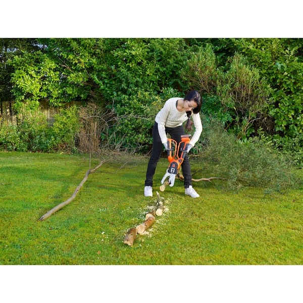 Black & Decker GKC1000L-QW elektrisk beskærersaks Sort, Orange 10 cm 18 V Lithium-Ion (Li-Ion)