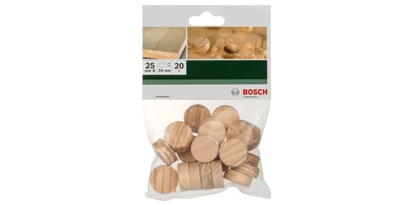 Pikkukuva 3 / 3: Bosch 2 609 255 322 laitteiston kiinnityssuoja 20 kpl Puu Pistoke
