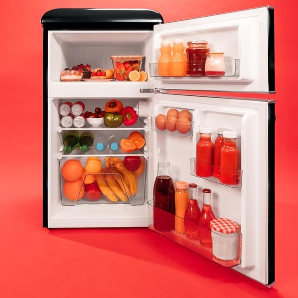 Cecotec 01897 køle-/fryseskab Fritstående 86 L Sort